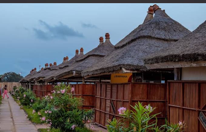 Bungalows et végétation de Family Beach